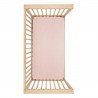 2 FITTED SHEET - COT 60 60x120x17 CM CALMA PINK