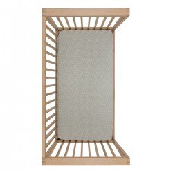 2 FITTED SHEET - COT 60 60x120x17 CM CALMA GREEN