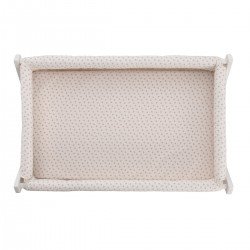 2 DRAP HOUSSE - PETIT LIT 50x82x10 CM SENDA BEIGE
