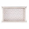 2 DRAP HOUSSE - PETIT LIT 50x90x12 CM SENDA BEIGE