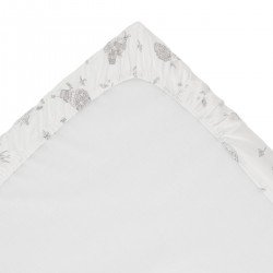 2 DRAP HOUSSE - PETIT LIT 50x82x10 CM GLOBE ECRU