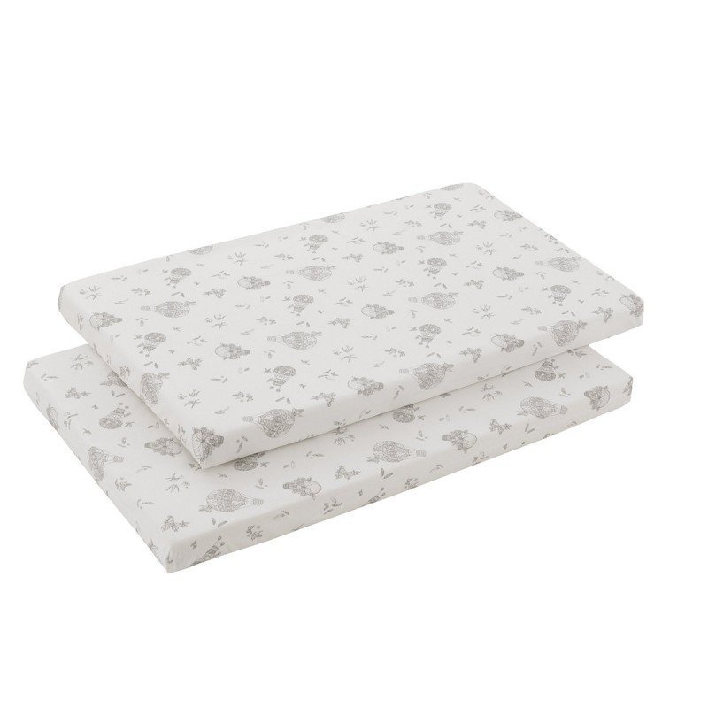 2 LENZUOLO REGOLABILE - CULLA 50x90x12 CM GLOBE CRUDO