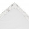 2 DRAP HOUSSE - PETIT LIT 50x90x12 CM GLOBE ECRU