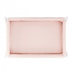 2 DRAP HOUSSE - PETIT LIT 50x90x12 CM CALMA ROSE
