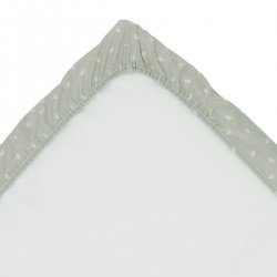 2 DRAP HOUSSE - PETIT LIT 50x82x10 CM CALMA VERT