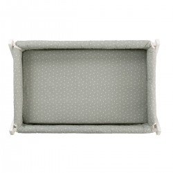 2 FITTED SHEET-SAMLL BED 50x82x10 CM CALMA GREEN