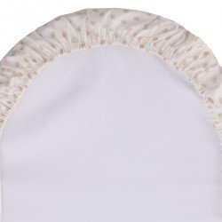 2 DRAP HOUSSE-COUFFIN/POUSSETT 35x80x7 CM SENDA BEIGE