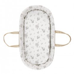 2 DRAP HOUSSE-COUFFIN/POUSSETT 35x80x7 CM GLOBE ECRU