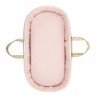 2 DRAP HOUSSE-COUFFIN/POUSSETT 35x80x7 CM CALMA ROSE
