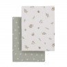 BAJERA MOISES/CARRO PACK 2 UD. 35x80x7 CM CALMA VERDE