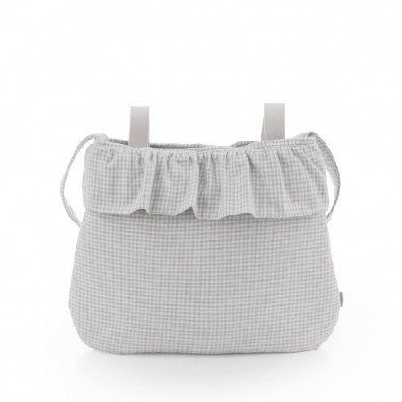 MATERNITY BAG BOHO POLO GREY 3.5x41x38.5 CM