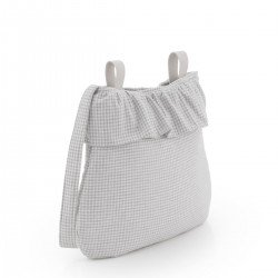 MATERNITY BAG BOHO POLO GREY 3.5x41x38.5 CM