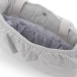 MATERNITY BAG BOHO POLO GREY 3.5x41x38.5 CM