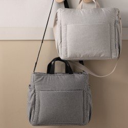 MATERNITY BAG PACK POLO BLACK 16x43x37 CM
