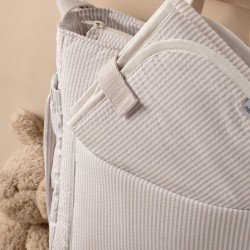 MATERNITY BAG PACK CANDELA ECRU 16x43x37 CM