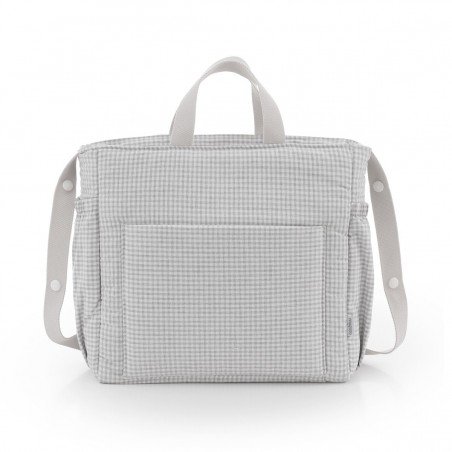 MATERNITY BAG PACK POLO GREY 16x43x37 CM