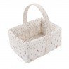 CORBEILLE MATELASSEE 22.5x29x29 CM SENDA BEIGE