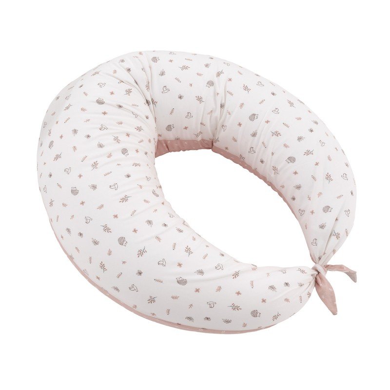 NURSING PILLOW MOON 80x185x16 CM CALMA PINK