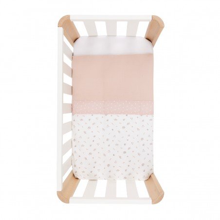 QUILT COVER SMALL BED 70x77x1 CM CALMA PINK