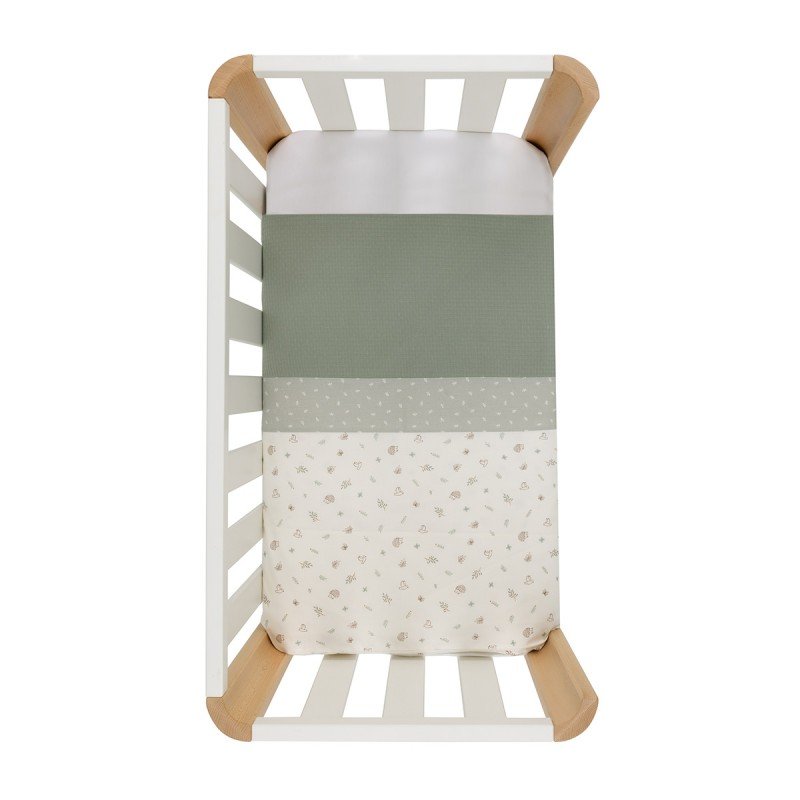 QUILT COVER SMALL BED 70x77x1 CM CALMA GREEN