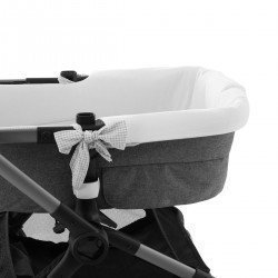 HOUSSE POUR NACELLE ZIP REV. POLO GREY 35x75x35 CM