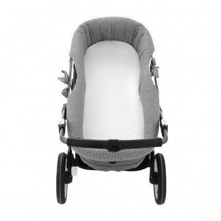 REVERS.INNER COVER CARRYCOT POLO BLACK 35x75x35 CM