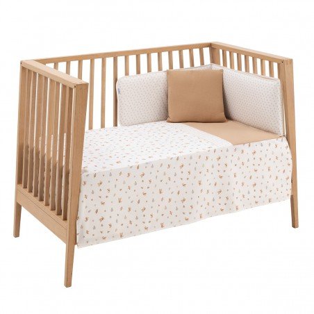 JGO 2 PCS.COLCHA I-V. CUNA 60 SENDA BEIGE 60x120x3 CM
