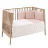 SET 2 PCS.BEDSPREAD W/S COT 60 CALMA PINK 60x120x3 CM