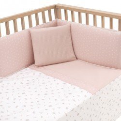 JEU 2 PCS.DESSU DE LIT 60 CALMA ROSE 60x120x3 CM