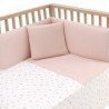 SET 2 PCS.BEDSPREAD W/S COT 60 CALMA PINK 60x120x3 CM