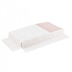 SET 2 PCS.BEDSPREAD W/S COT 60 CALMA PINK 60x120x3 CM