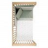 JGO 2 PCS.COLCHA I-V. CUNA 60 CALMA VERDE 60x120x3 CM