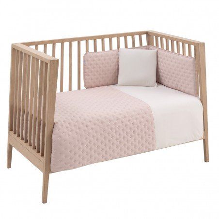 JGO 2 PCS.F.NORDICA CUNA 60 TENDER BLUSH 100x140x3 CM