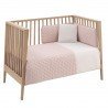 JGO 2 PCS.F.NORDICA CUNA 60 TENDER BLUSH 100x140x3 CM