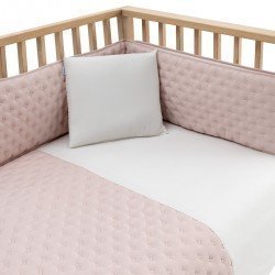 SET 2 PCS. QUILT COVER COT 60 TENDER BLUSH 100x140x3 CM