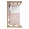 SET 2 PCS. QUILT COVER COT 60 TENDER BLUSH 100x140x3 CM