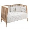 SET 2 PCS. QUILT COVER COT 60 GLOBE ECRU 100x140x3 CM