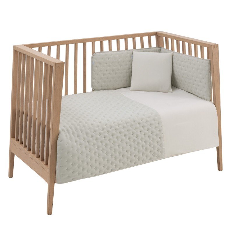 JGO 2 PCS.F.NORDICA CUNA 60 TENDER MINT 100x140x3 CM
