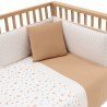 JEU 2 PCS.HOUSSE DE COUETTE 70 SENDA BEIGE 110x170x3 CM