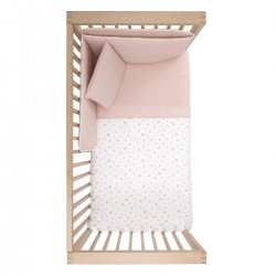 SET 2 PCS. QUILT COVER COT 70 CALMA PINK 110x170x3 CM