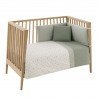 JEU 2 PCS.HOUSSE DE COUETTE 70 CALMA VERT 110x170x3 CM