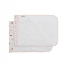 COFFRET 2 SERVIETTE DE BAIN SENDA BEIGE 25x35x1 CM