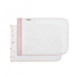 JUEGO 2 TOALLAS CALMA ROSA 25x35x1 CM