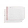 JUEGO 2 TOALLAS CALMA ROSA 25x35x1 CM