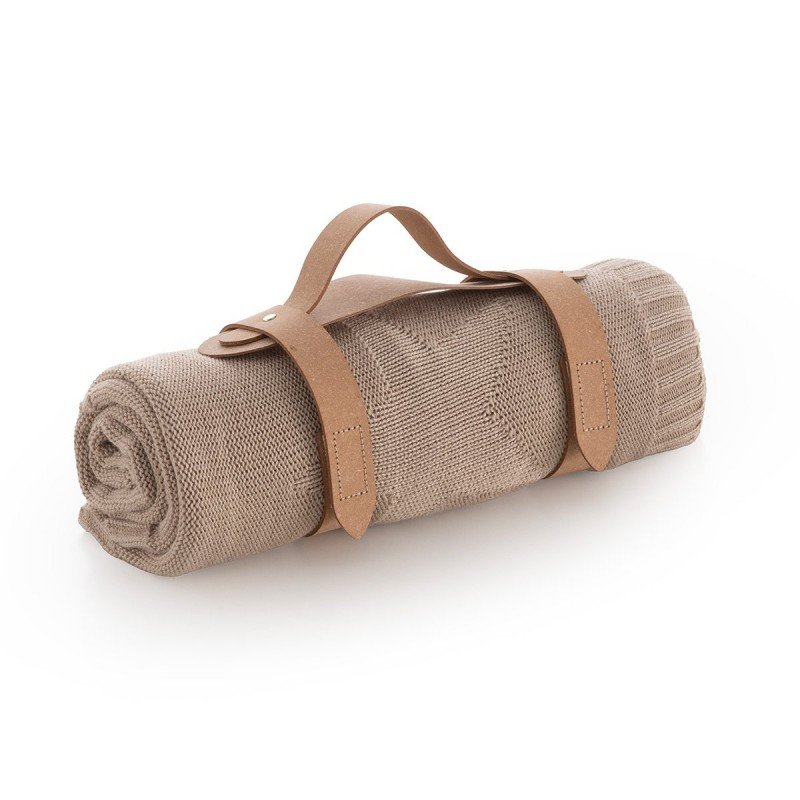 MANTA PUNTO BAMBOO 80x100x1 CM STELLE BEIGE
