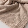COUVERTURE EN BAMBOO TRICOTÉ 80x100x1 CM STELLE BEIGE