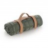 MANTA PUNTO BAMBOO 80x100x1 CM SQUARES OLIVE