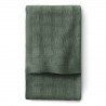 COUVERTURE EN BAMBOO TRICOTÉ 80x100x1 CM SQUARES OLIVE