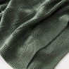 COUVERTURE EN BAMBOO TRICOTÉ 80x100x1 CM SQUARES OLIVE