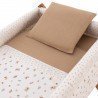 PETIT LIT PIEDS X BOIS UNE SENDA BEIGE/NATURAL 55x87x74 CM